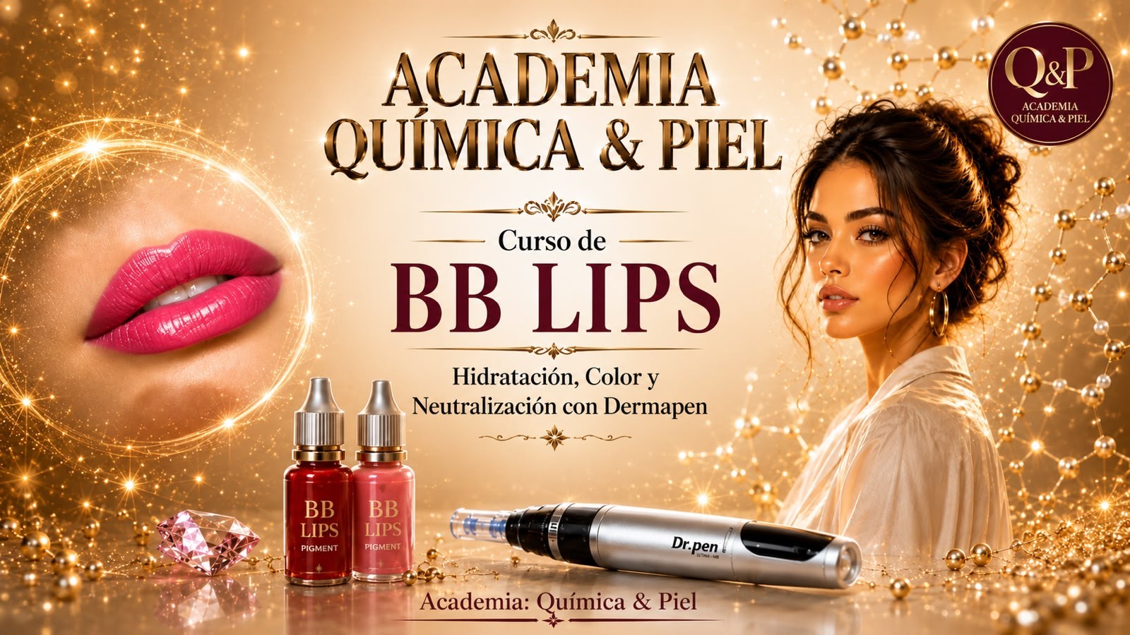 CURSO DE BB LIPS CON DERMAPEN.